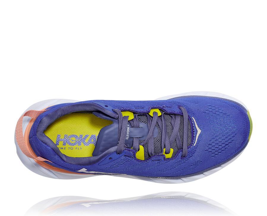 Tenis Hoka One One Mujer Azules/Blancos - Elevon 2 - GJRX16278